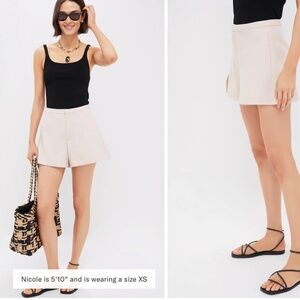 Hyacinth House - Beige Hallie Shorts - Medium